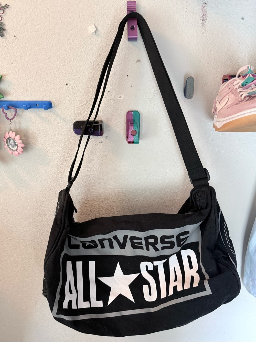 Converse Black Canvas All Star Duffel Bag
